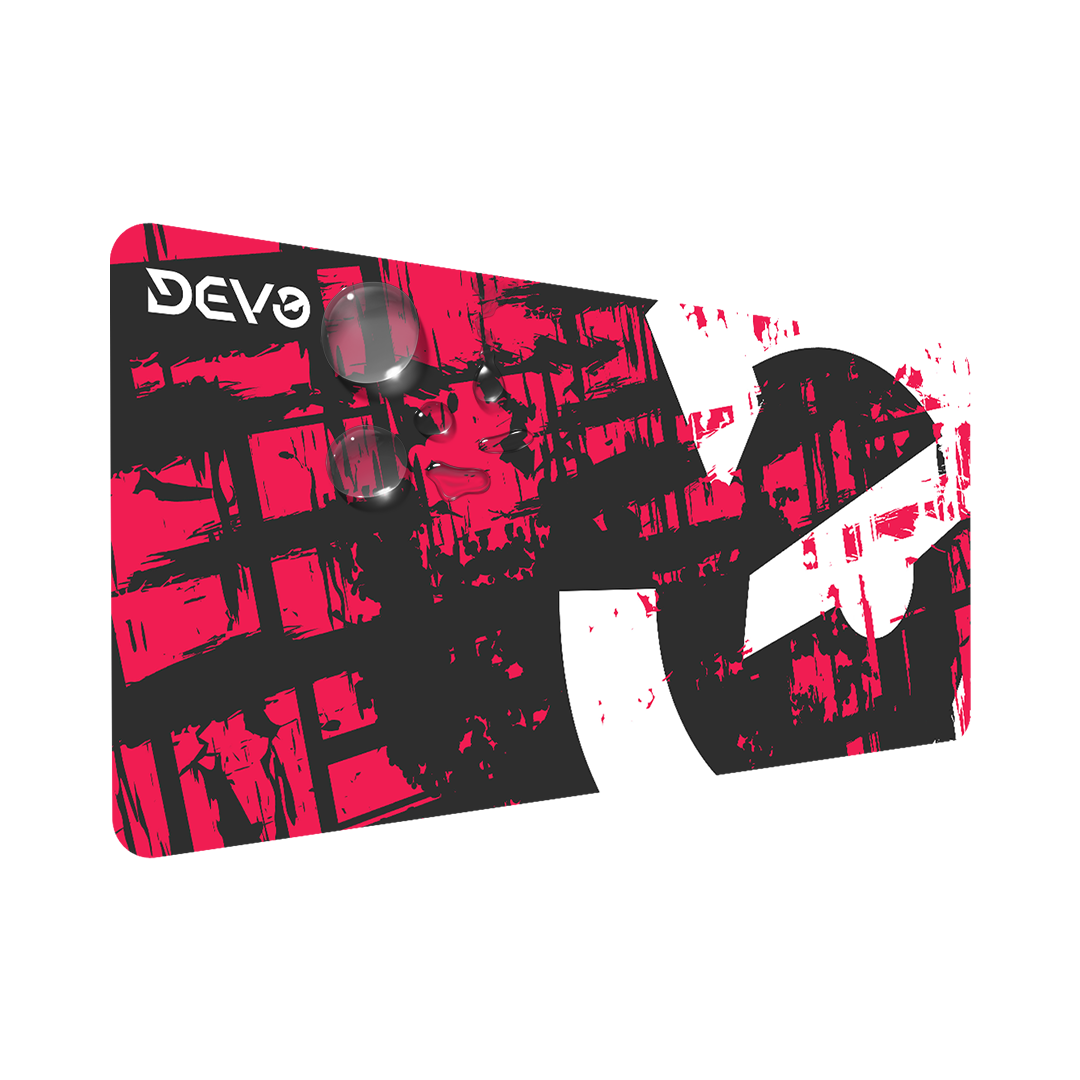 Devo Gaming Mouse Pad - Crimson Rage - 900 2